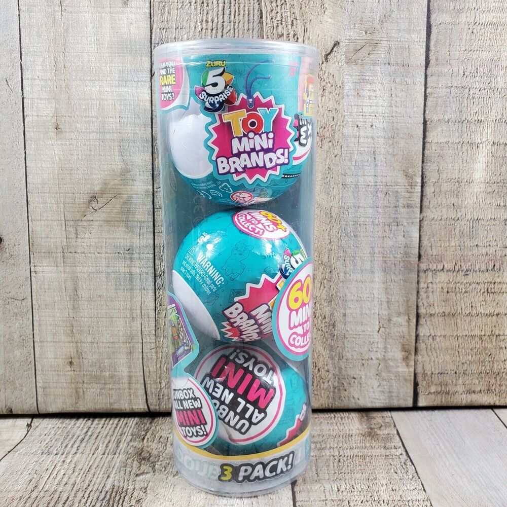 NEW Surprise Toy Mini Brands Capsule Collectible Toy 3 Pack by ZURU - Picture 2 of 6